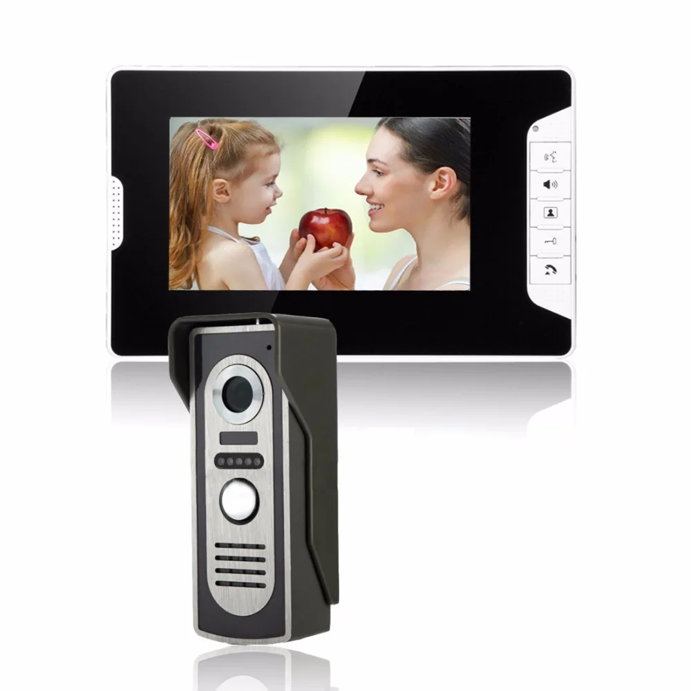 7''Wired Video Doorbell intercom Color Video Door Phone Intercom System