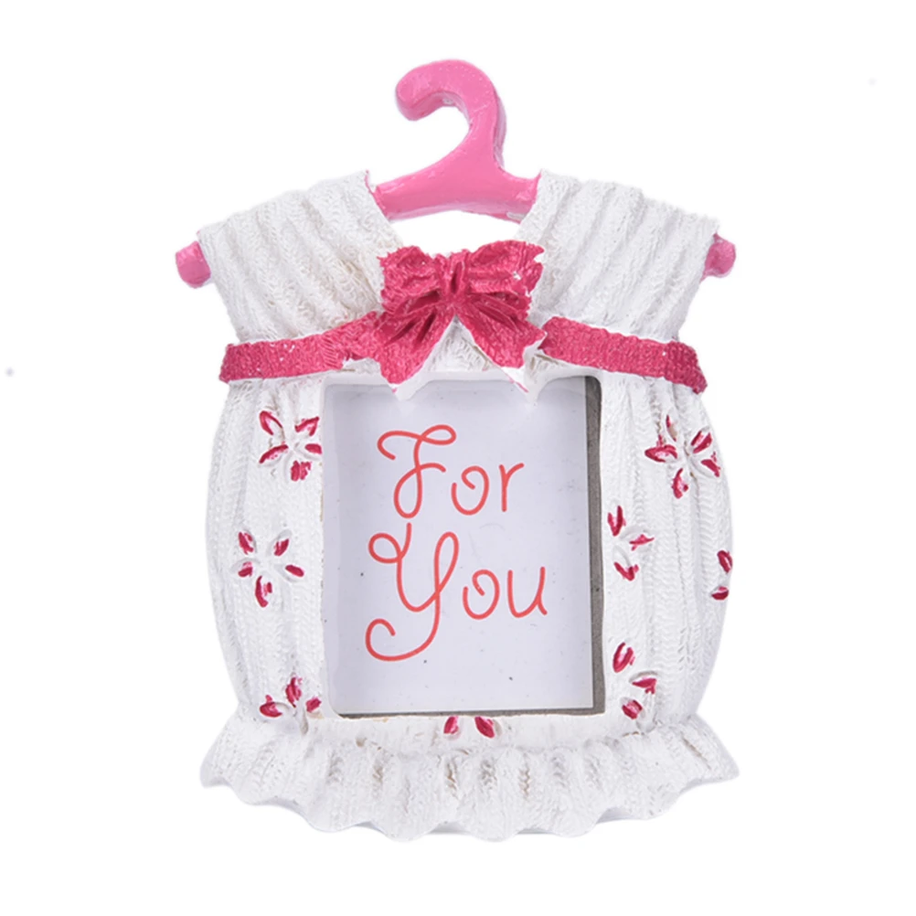 Маленький розовый синий фоторамка Смола Детская одежда узор Детская Рамка для фотографии для дома Декор лучшие подарки