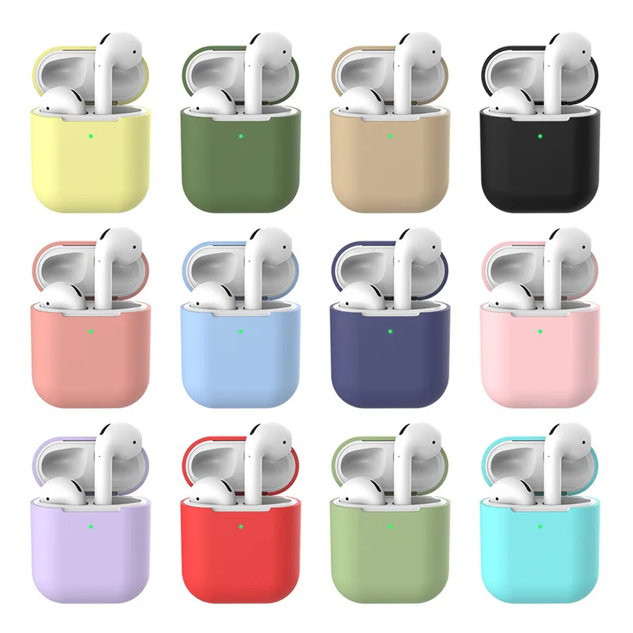 Earphone Case For Apple AirPods 2 Bluetooth Earphones Wireless Earbuds Pouch For AirPods 2 Protective Case For Air Pods 2 Cover