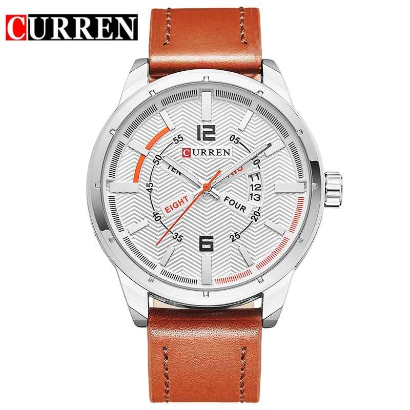 

Reloj Hombre Mens Watches Top Brand Luxury Watch Men Leather Waterproof Fashion Wristwatch Business Quartz Watches Men 2018