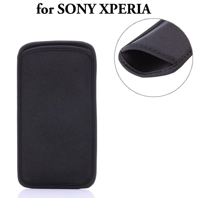

Elastic Neoprene Protective Pouch Bag Sleeve Case Cover For SONY Xperia z1 z2 Z3 compact E4 E5 Z5 XA XZ XA1 X sleeve pouch cases