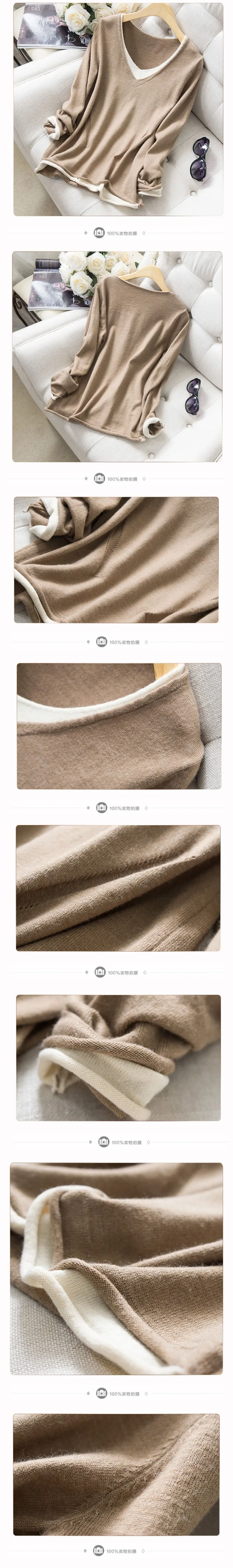 Smpevrg Baru Kasmir Sweater Wanita Pullover Lengan Panjang Besar 5 1 5 8