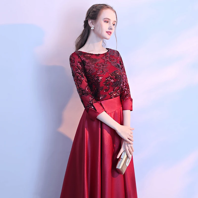 2019 vestido de festa с глубоким вырезом новинка цвет шампанского золотистый блестящий