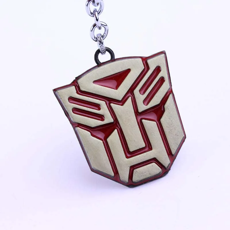

2019 Cool Transformation Robot Mask Auto Keychain Bag Car Metal Key Rings Holder Gift Fashion Movie Couple Key Chain for Pair