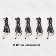 Автомобильный Светодиодный точечный светильник 12 В, изменяющий цвет, для двери, проектор, оптоволоконный светильник, светильник для салона автомобиля, украшение