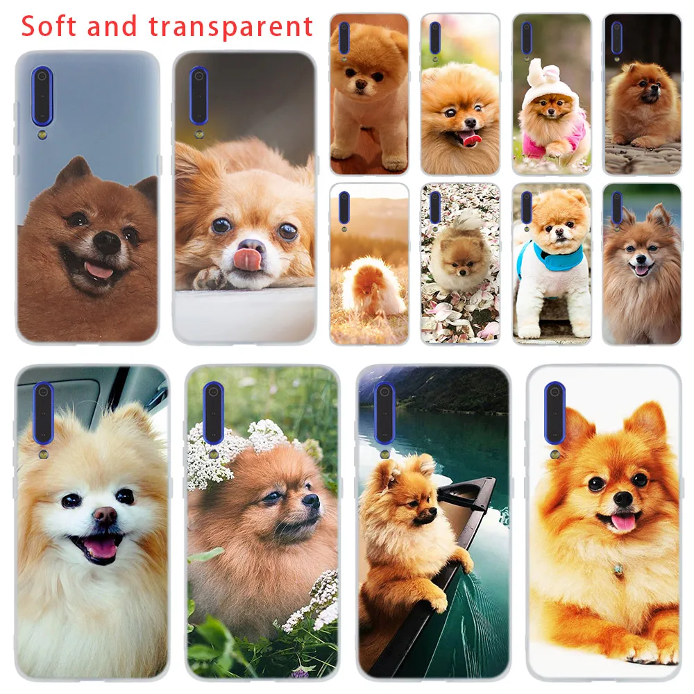 Pomeranian dogs Soft TPU Case For Xiaomi Mi 12 11 Pro Ultra 10 9 8 SE 6X A3 A2 LITE cc9 cc9e Cover | Мобильные телефоны и