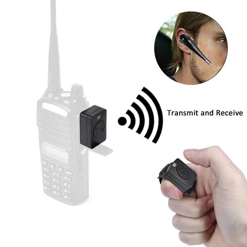 Ручной беспроводной связи Bluetooth Walkie Talkie гарнитура наушник для Motorola Baofeng Uv-5r мотоциклетный шлем наушники