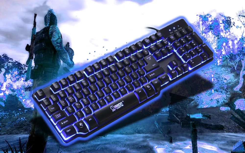 Mechanical Keyboard Gaming Wired Backlit Keyboard LED Backlight Keycap For Gamer Computer Laptop (12)