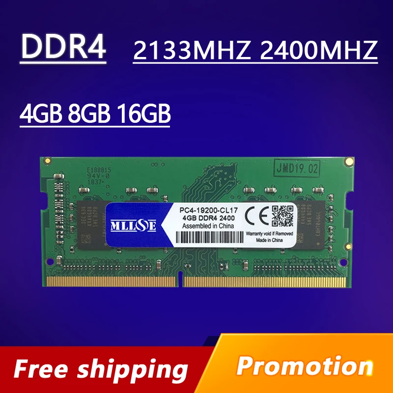 Оперативная память MLLSE DDR4 8 ГБ 4 16 2133 МГц 2400 ОЗУ Гб sdram memoria для ноутбука