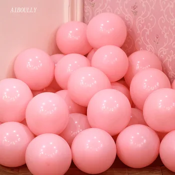 

Light pink balloon 50pcs/lot10 inch thick helium ballons birthday party decorations adult baloons wedding supplies baby shower