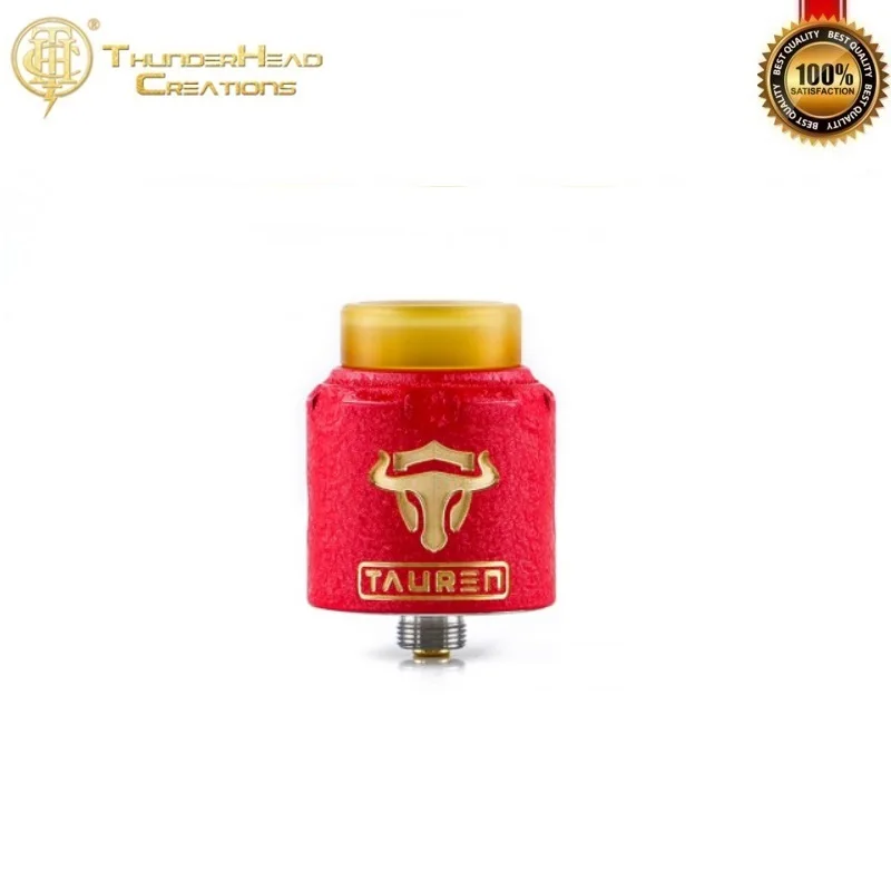 Оригинальные ThunderHead Creations THC Tauren RDA Tank с обычным позолоченным 510 Pin и BF для Vape Hellvape