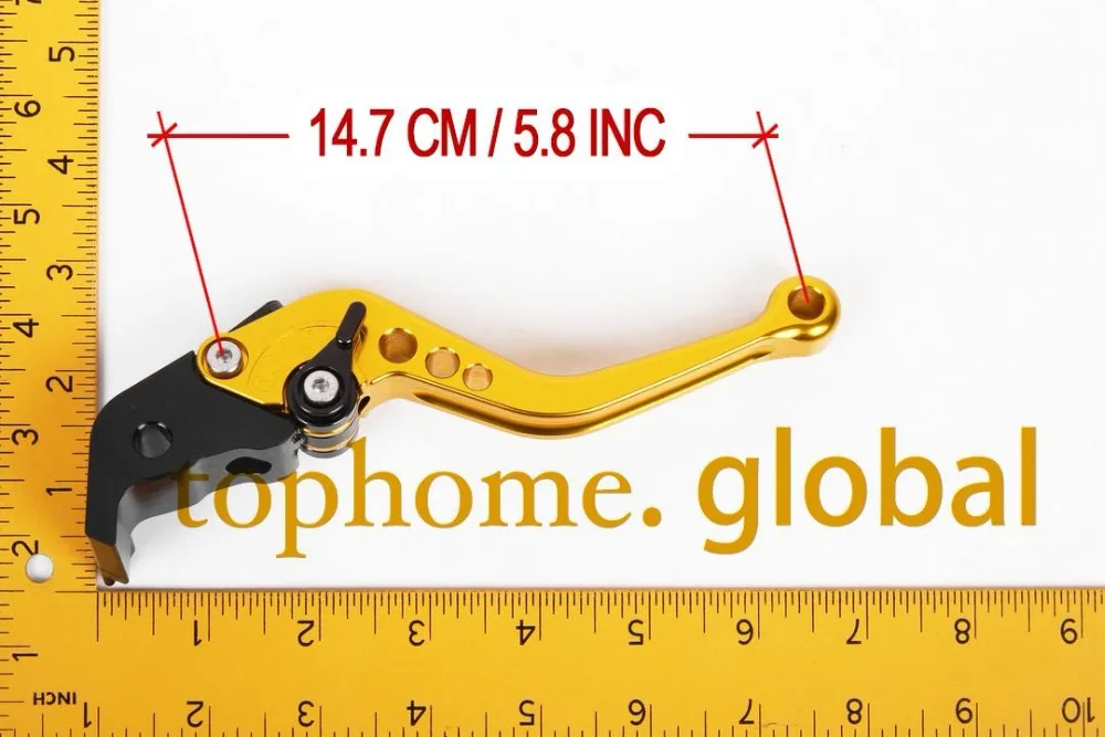 GZYF Extending Adjustable Levers Brake Clutch Levers for Kawasaki Ninja ZX14R 2006-2015 Black