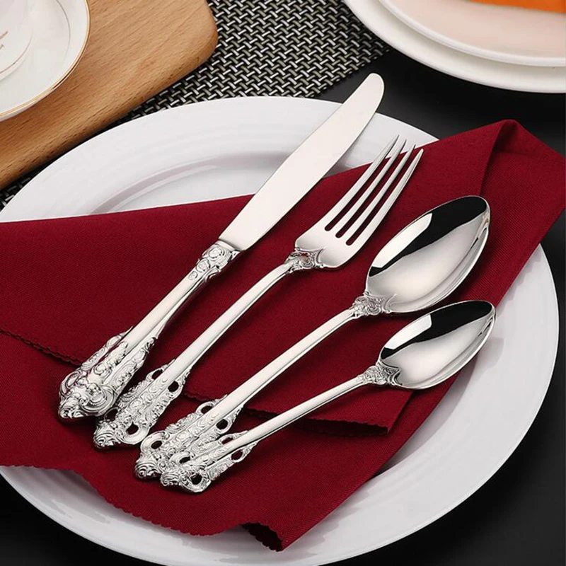 Stailess steel Dinnerware set  (7)