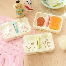 1 шт. аксессуары для ванной комнаты с крышкой двойные ячейки ручка ящика для хранения Контейнер Водонепроницаемый держатель аксессуары для ванной комнаты Органайзер