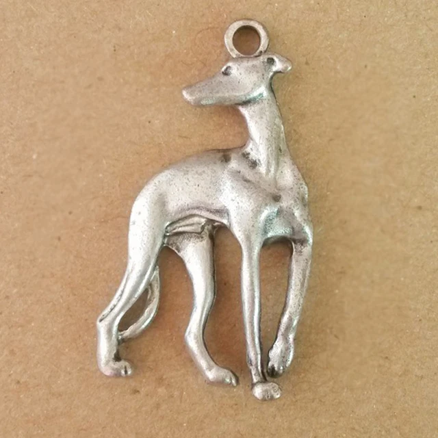 italiaanse windhond hanger sieraden maken greyhounds hond metalen