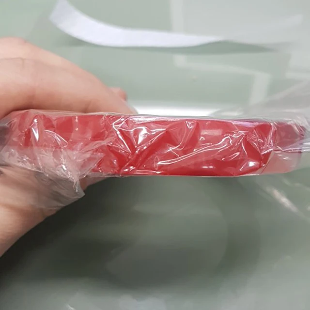 rylybons czerwony transparent silikonowy dwustronna taśma naklejka na samochód wysoka wytrzymałość No ślady naklejka samoprzylepna żywe towary -