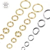 Wholesale Jewelry Findings Necklace Connector Jump Rings Stainless Steel Links Hooks Clasps For Bracelet  Cord Charms Dangle ► Photo 1/6