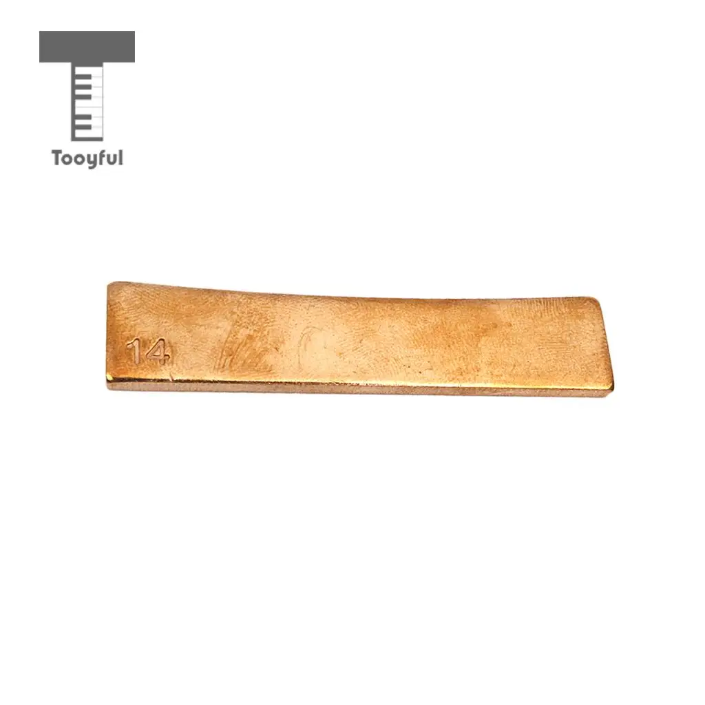 Tooyful Durable Brass Guitar Radius Fret Press Caul Insert Fretboard Fingerboard Accessory for Guitarist Luthier Tools