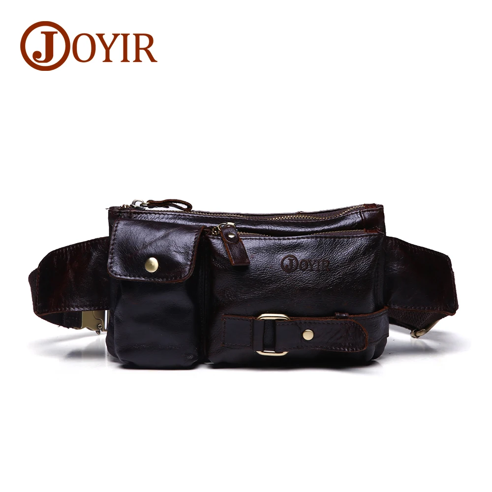 

Genuine Leather Waist Bags For Men Fanny Pack Belt Bag Phone Pouch Bags Travel Waist Pack Male Small Waist Bag Leather Pouch