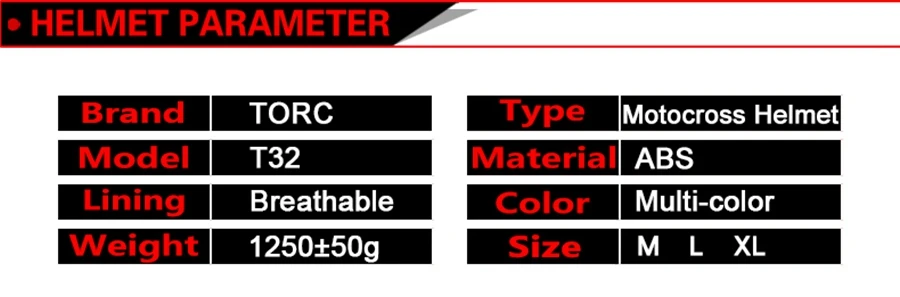 1 шт. TORC T32 внедорожный мотоцикл мото байк Кроссовый гоночный Кроссовый дышащий мотоциклетный шлем
