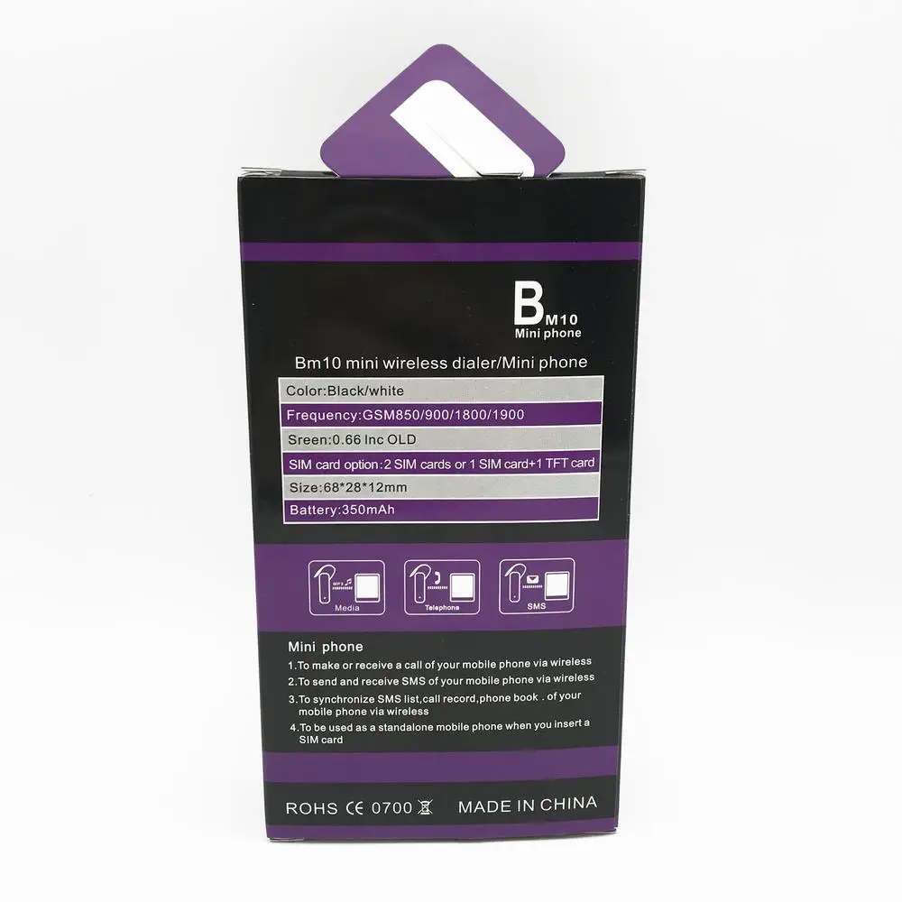 L8STAR BM10 الهاتف مصغرة الهاتف المحمول فائقة صغيرة مصغرة 2G الهاتف المحمول السحر صوت سماعات بلوتوث سماعة رأس لاسلكية Gtstar