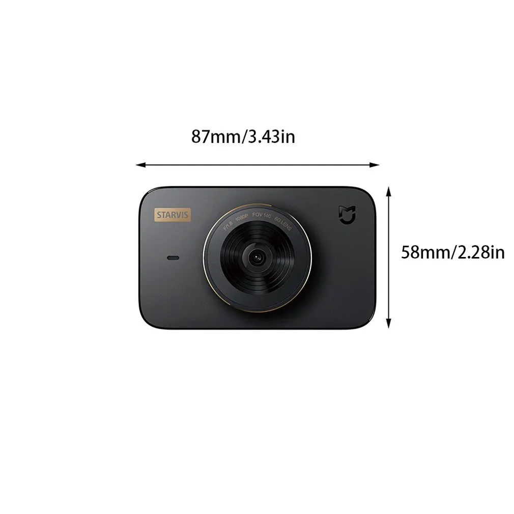 Xiaomi Mijia Carcorder 1S Smart DVR 1080P камера 3D регистратор для вождения автомобиля шумоподавление ips экран локальное Голосовое управление