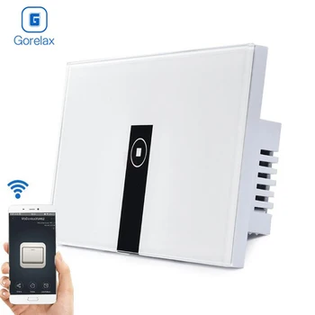 

Gorelax Wifi Wireless Remote Control Touch Wall Light Timer Switch, US/AU Standard 1 Gang Smart Home Switch Phone App Control