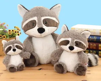 

new arrival lovely cartoon raccoon plush toy soft doll Christmas gift w0774