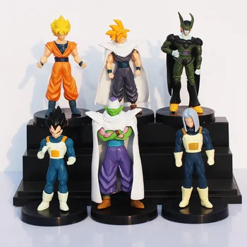 

Dragon Ball Z Action Figures Cell/Goku/Vegeta PVC Figures Toys Best Gift Collection 6pcs/set Free Shipping