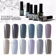 12 цветов 5 г лак для ногтей для УФ-и светодиодной лампы гель дизайн ногтей долговечный Элегантный женский гель маникюрный Декор Инструменты