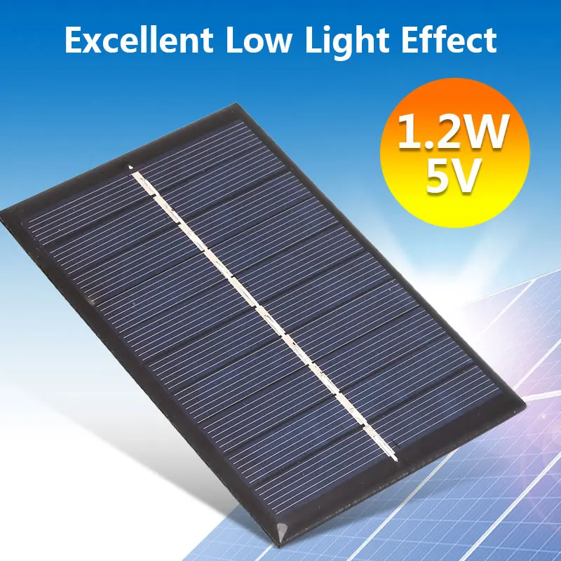 

DIY Solar Panel New Charging Mini DIY Solar Panel for Small Power System Phone Charger Module for Solar Generator Light Battery