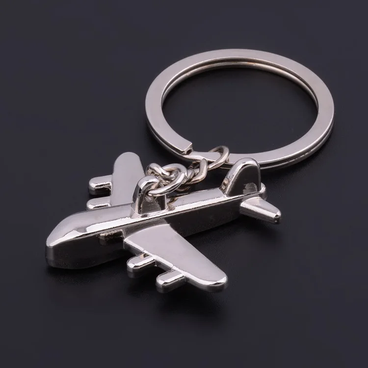 1 Pcs Classic 3D Simulation Model airplane plane Keychain