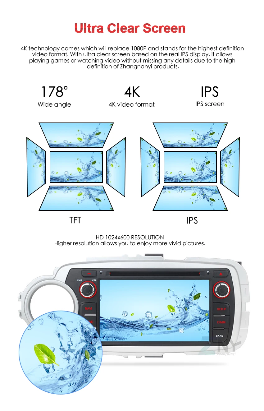 Sale 7" IPS Android 9.0 Car DVD 2 Din Auto Radio For Toyota Yaris 2012-2017 GPS Navigation Multimedia CarPlay WIFI Audio Video Stereo 8