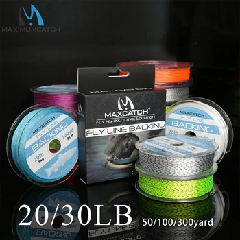 

Maximumcatch 50/100/300 Yard 30LB Braided Backing Fly Line for Fly Fishing