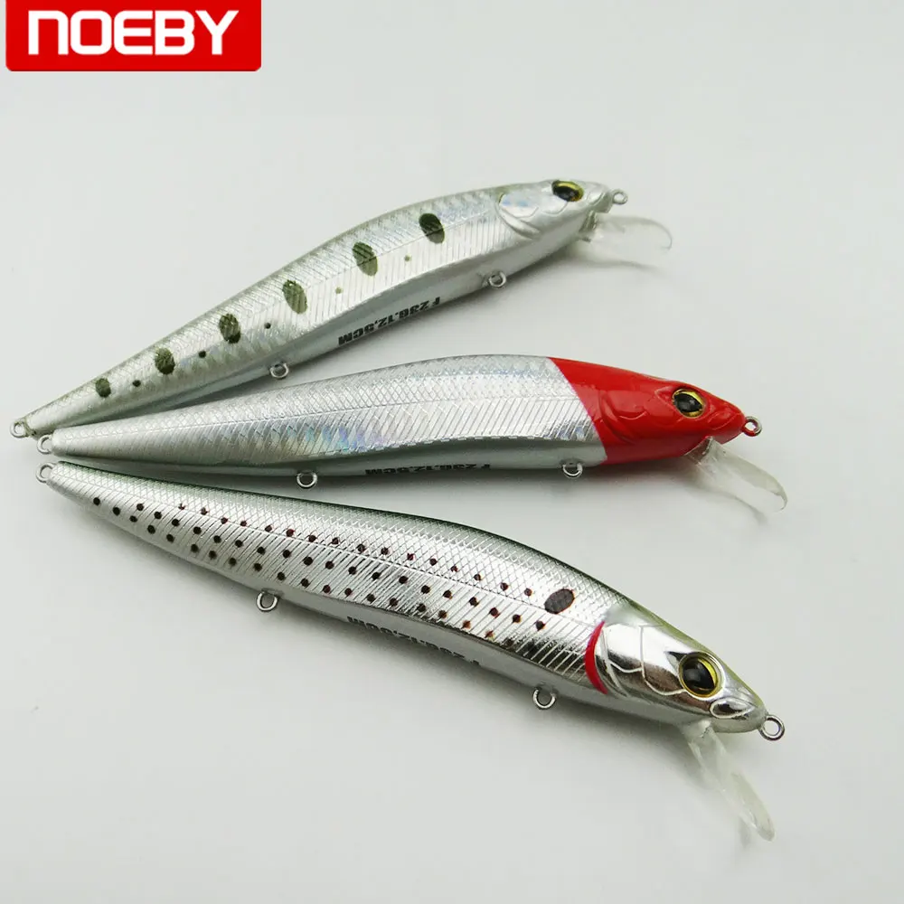 Noeby плавающие Гольян бас Щука Карп Walleye форель блесна ABS рыболовный воблер | Наживки -32859258096