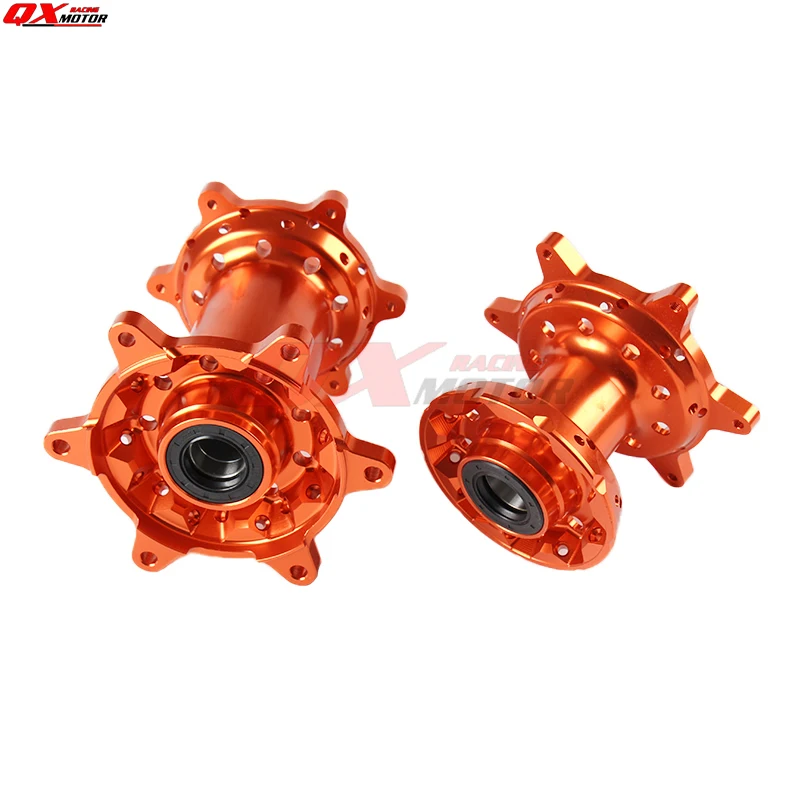 CNC Billet 36 Holes MX Front and Rear Wheels Hubs Set New For KTM 125-530 2003- 2004 2005 2006 2007 2008 2009 2010 2012 2013