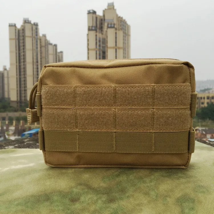 Военная многофункциональная облегченная модульная система переноски снаряжения поясная сумка карта путешествия штурмовой карман органайзер нейлоновый пакет рюкзак аксессуары для жилетов - Цвет: Желтый цвет