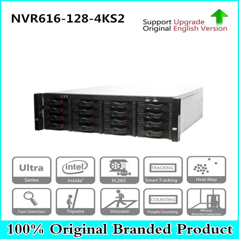 

New Original English firmware DH NVR616-128-4KS2 128 Channel Super 4K Network Video Recorder with Ultra Display Performance