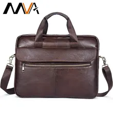 MVA мужской портфель из натуральной кожи, мужская сумка-мессенджер для бизнеса/компьютера/офиса/портфель, сумка для ноутбука для мужчин 14 дюймов 1117