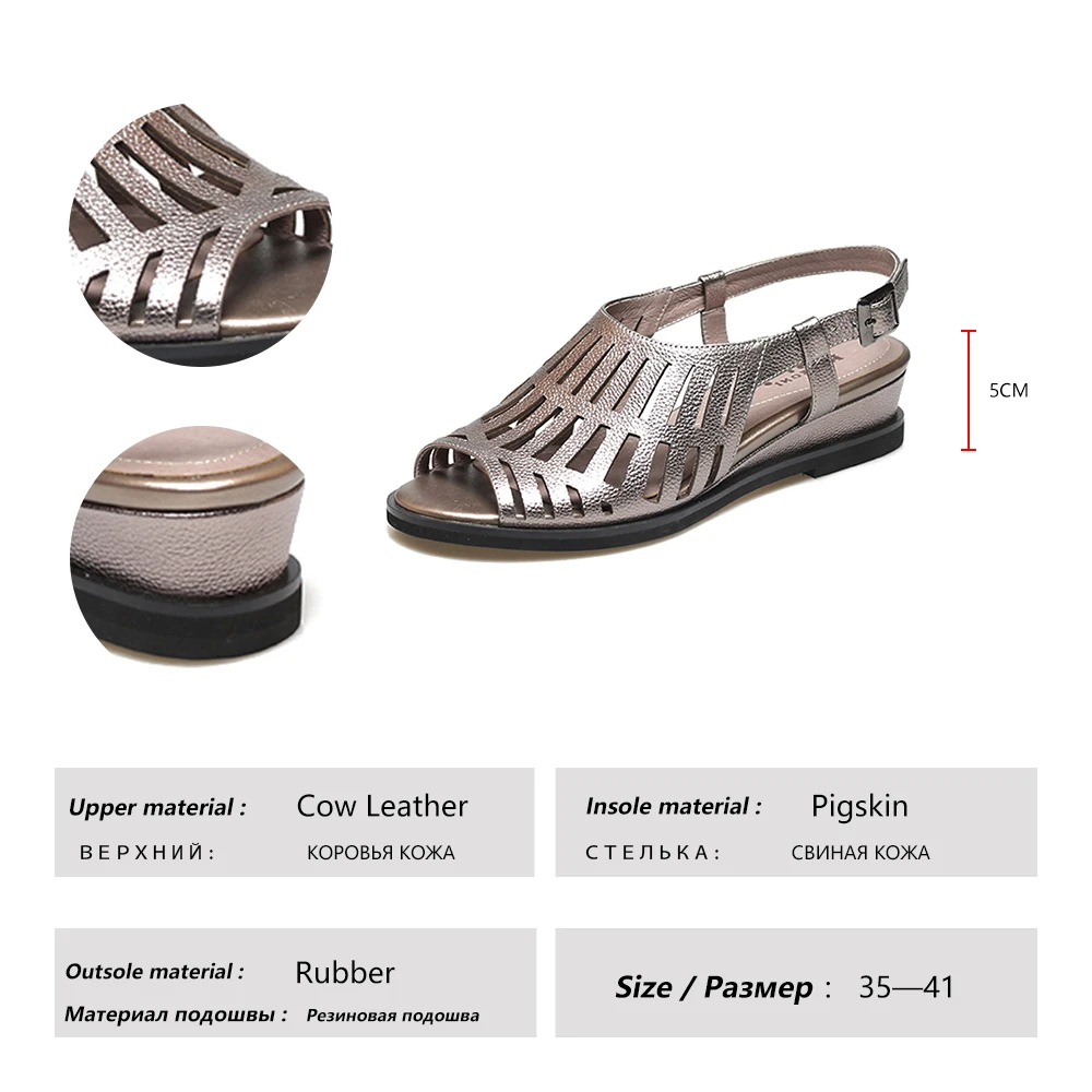 BALLEI/женские летние сандалии в винтажном стиле; высококачественные мягкие туфли на танкетке из натуральной кожи с ремешком сзади; Роскошные однотонные повседневные женские сандалии; S93