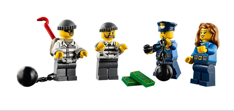 Bela 10424 City Police Station Motorbike Helicopter Model Building Kits Compatible With Lego 60047 Blocks Educational Toys Bole