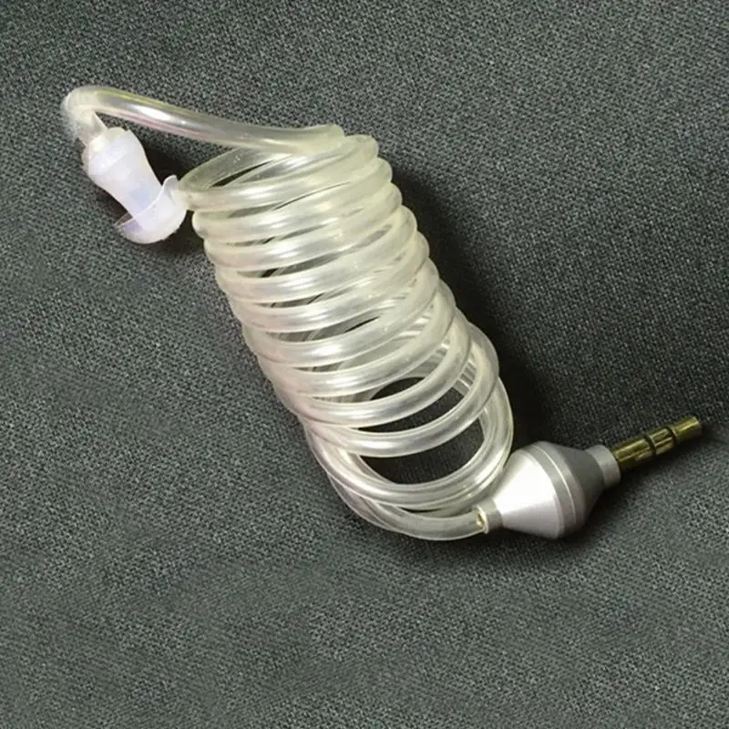 

Vacuum Tube Can Control The Phone Headset Earphone Unilateral Spring Wire Design Of Single Ear Spiral Tube Earphone