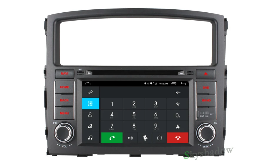 Sale C500 4G SIM LTE Android 6.0 2GB RAM 32RB 8 core Car DVD Player Bluetooth WIFI GPS Map RDS Radio for MITSUBISHI PAJERO 2006-2015 7