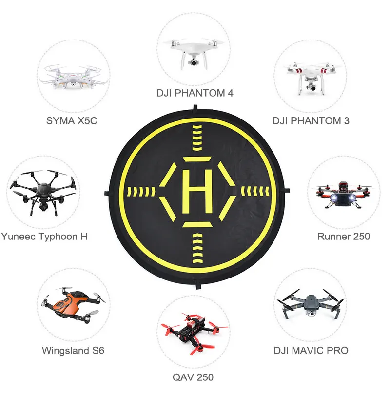 Startrc Mavic платины световой Функция парковка aporn складной dji Мавик Spark посадка Pad 80 см для DJI Phantom 4 Pro