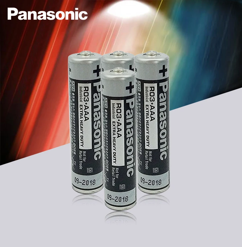 12 шт. щелочные аккумуляторы Panasonic R03 1 5 в без ртути|Батарейки| |