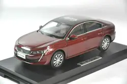 1:18 литья под давлением модель для peugeot 508L 508 2019 красный редкий модель Игрушечная машина из сплава миниатюрный коллекция подарки