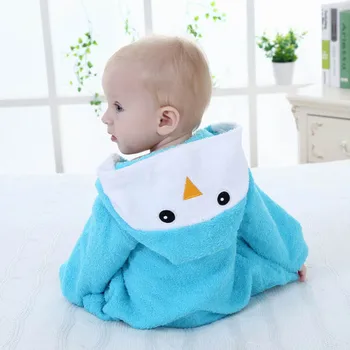 

Animal Bathrobe Children Pajamas Sleepwear kids Hooded Plush Robe Bath Towel Animals Design NSV775