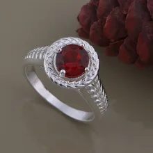 Atacado de alta qualidade banhado a prata moda jóias anéis WR-1005(China)