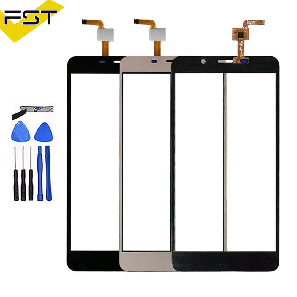 Черный/золотой ЖК дисплей для Leagoo M8 + дигитайзер сенсорного экрана запасные части