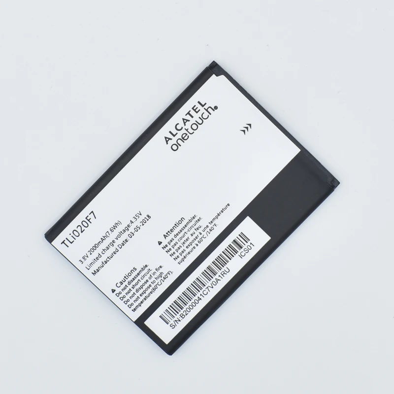 Hekiy 2019 новый высококачественный 2000mAh TLi020F7 аккумулятор для Alcatel PIXI 4 5045D / Pop 2 5042D C7 7040
